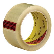 2" x 55 yds. Clear 3M™ 373+ Carton Sealing Tape