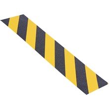 6" x 24" Black/Yellow Heavy Duty Tape Logic ® Anti-Slip Treads