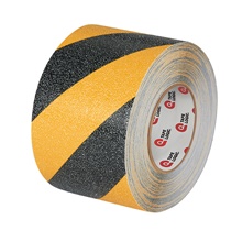 3" x 60' Black/Orange Striped Heavy-Duty Tape Logic® Anti-Slip Tape