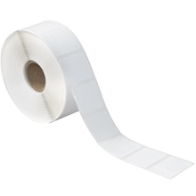 1 1/2 x 1/2" White Desktop Thermal Transfer Labels