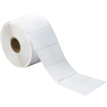 2 1/4 x 1 1/4" White Removable Direct Desktop Thermal Labels
