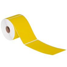 3 x 5" Yellow Desktop Direct Thermal Label