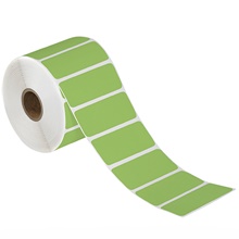 3 x 1" Green Desktop Direct Thermal Label
