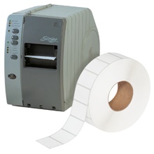 2 1/4 x 1 1/2" White Thermal Transfer Labels