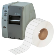 3 1/2 x 1" White Thermal Transfer Labels