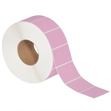 3 x 2" Pink Thermal Transfer Labels