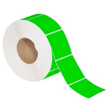 2 x 3" Fluorescent Green Thermal Transfer Labels