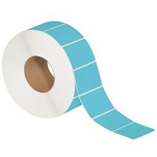 3 x 2" Blue Direct Thermal Labels
