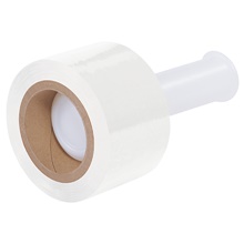 3" x  80 Gauge x 1000' White Bundling Stretch Film