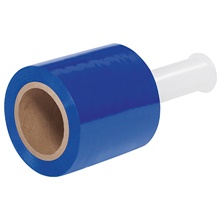 5" x 80 Gauge x 1000' Blue Bundling Stretch Film