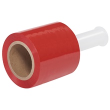 5" x 80 Gauge x 1000' Red Bundling Stretch Film