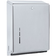 C-Fold/Multi-Fold Hand Towel Dispenser - Brushed Steel