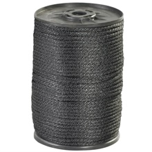 Black Braided Nylon Rope