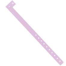 3/4" x 10" Lavender Plastic Wristbands